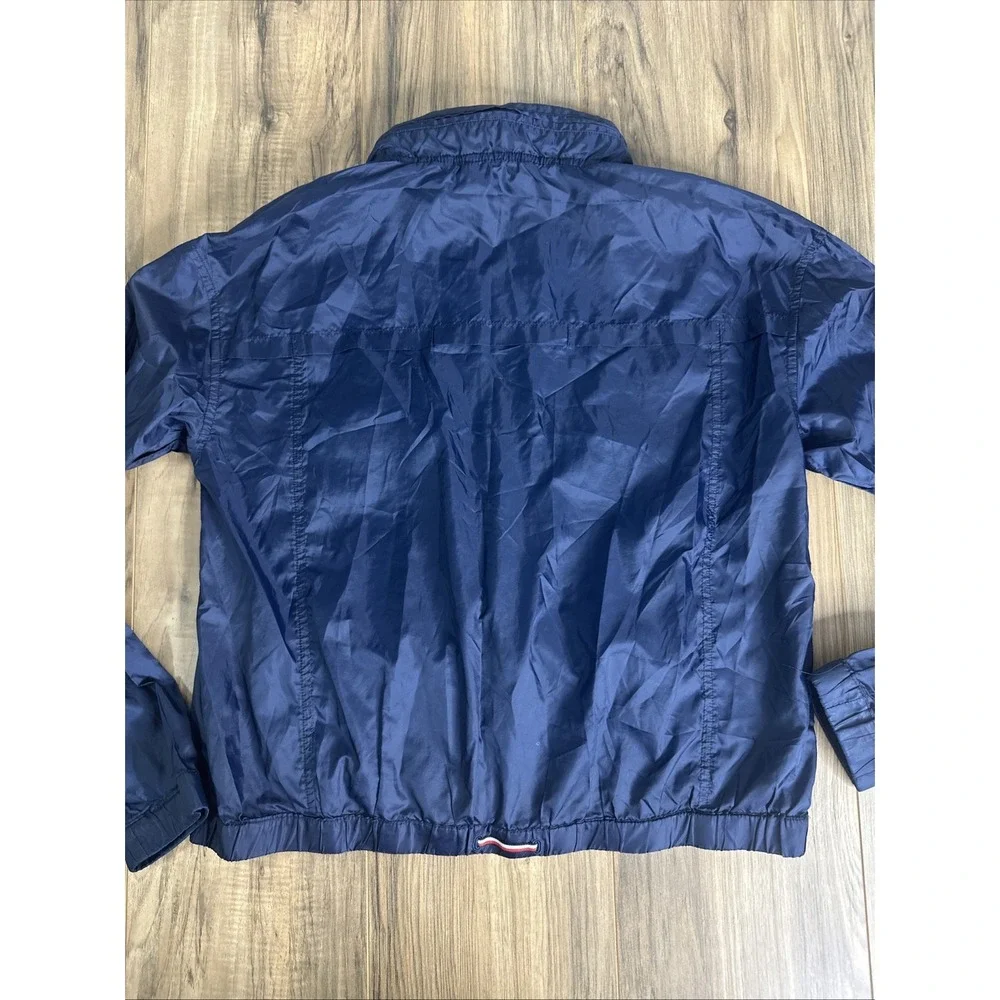 Tommy Hilfiger Windbreaker Jacket‎ Girls Youth Medium Navy